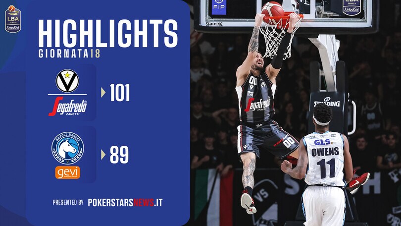 Virtus Segafredo Bologna - Generazione Vincente Napoli Basket