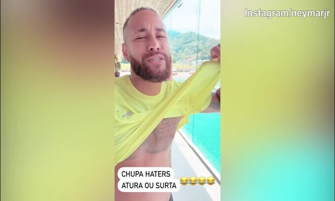 Neymar grasso? Il brasiliano non ci sta e fa un gestaccio...