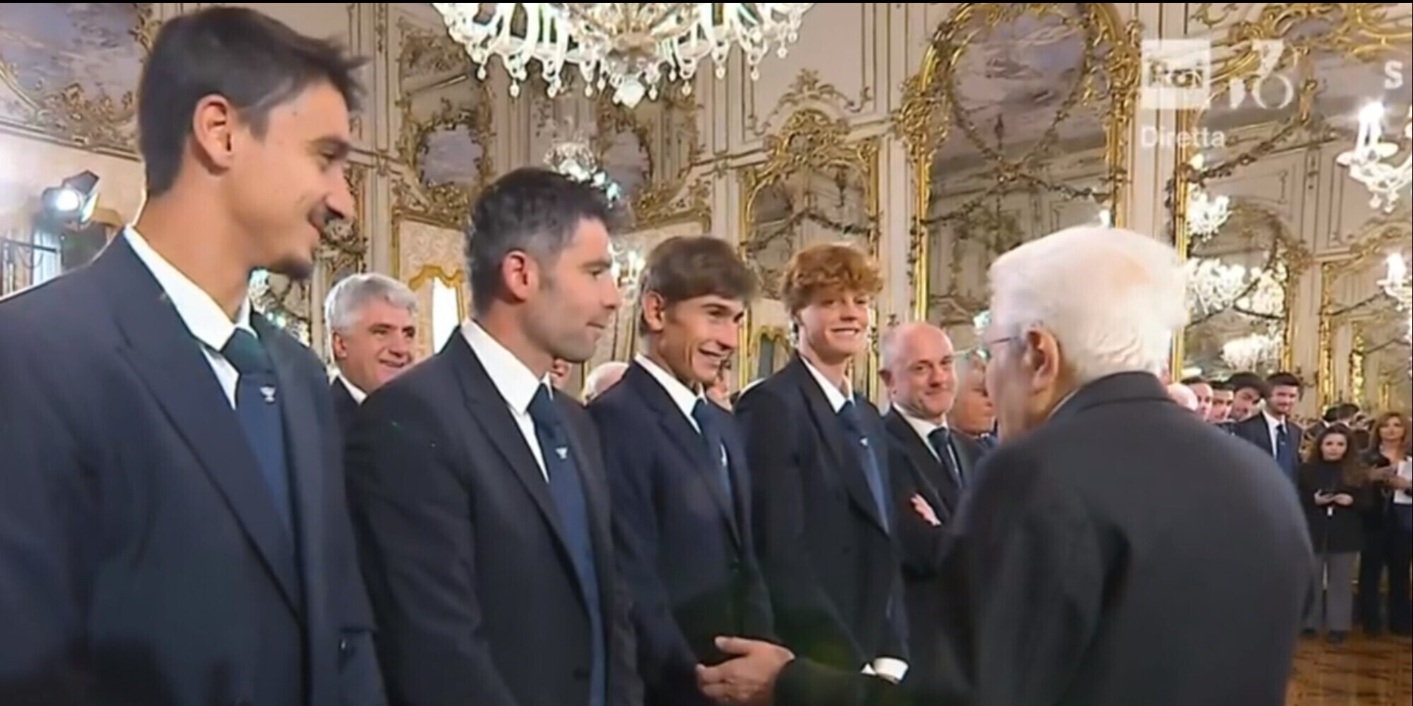 Sinner con l’Italia di Davis da Mattarella: l’omaggio a Berrettini è da campione