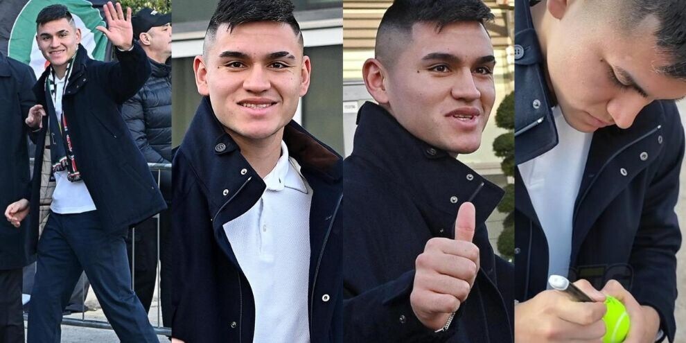 Alcaraz, primo giorno da Juve: selfie e autografi sulla pallina da...tennis