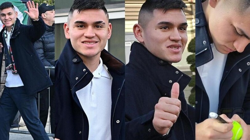 Alcaraz, primo giorno da Juve: selfie e autografi sulla pallina da...tennis