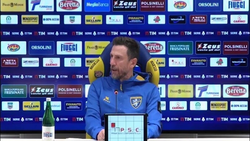 Di Francesco: "Maggiore determinazione per fare risultato con le big"
