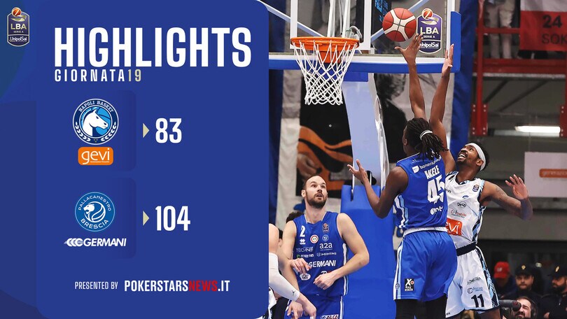 Generazione Vincente Napoli Basket - Germani Brescia