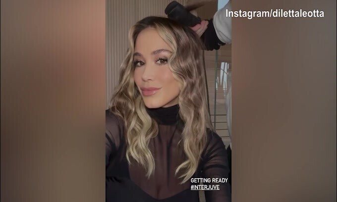 Inter-Juve, Diletta Leotta si prepara per il big match