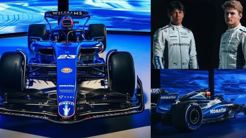 Svelata la nuova Williams FW46: tanto blu per Albon e Sargeant