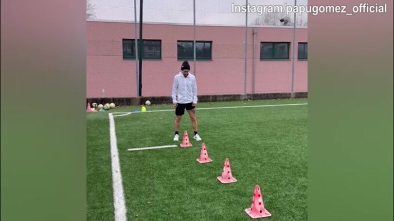 Papu Gomez, allenamento continuo in attesa della sentenza
