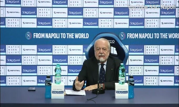 De Laurentiis: "L'anno scorso volevo vincere la Champions League..."