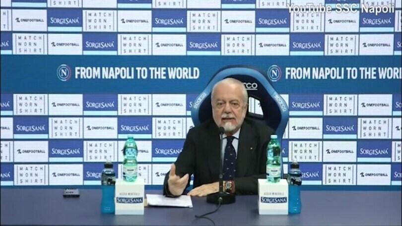 De Laurentiis: "L'anno scorso volevo vincere la Champions League..."