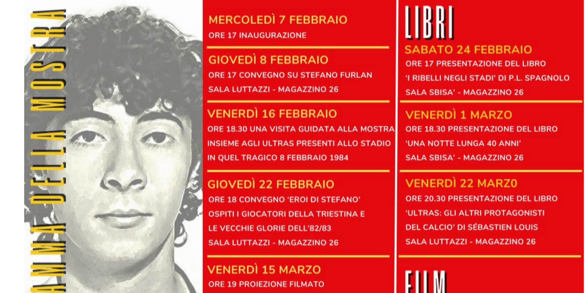 Trieste, nel nome di Stefano Furlan una grande mostra per conoscere il mondo ultrà