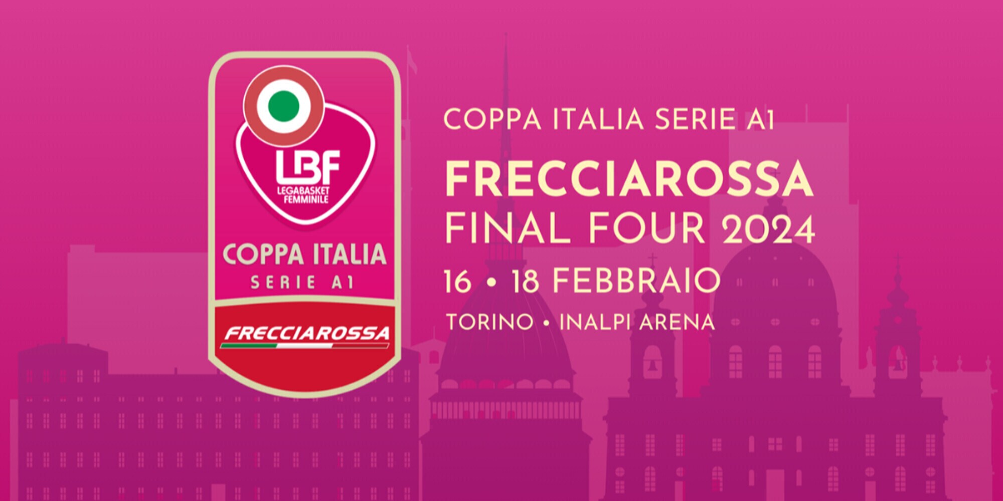 Frecciarossa sarà il title sponsor della Final Four 2024 di Coppa Italia A1
