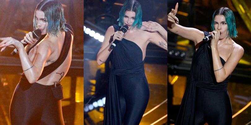 Rose Villain incanta a Sanremo con Click Boom e Gazzelle...