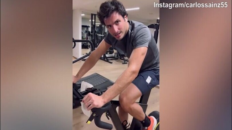 F1, Ferrari: lavoro in palestra per Sainz