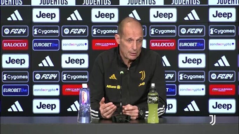 Allegri: "Chiesa o Yildiz, deciderò domani. Nulla di grave per Vlahovic"