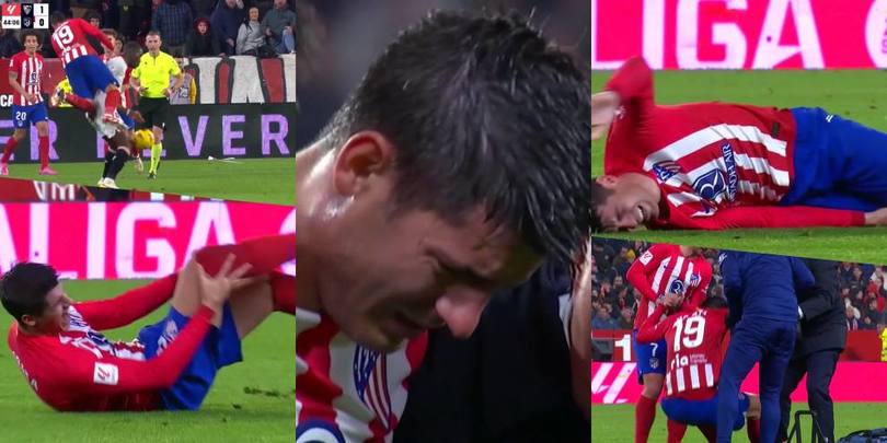 Morata, brutto scontro con Soumaré: infortunio al ginocchio destro e lacrime