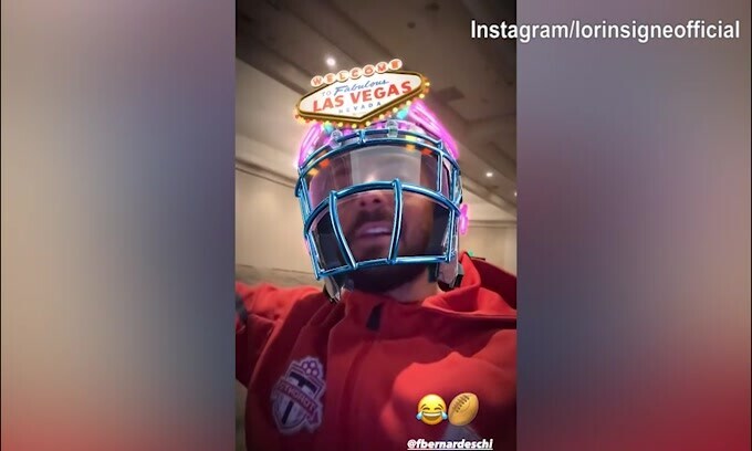 Super Bowl, Insigne e Bernardeschi in clima...partita