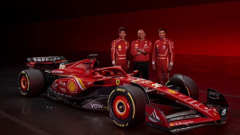 Nuova Ferrari SF-24: nasce la monoposto di Leclerc e Sainz