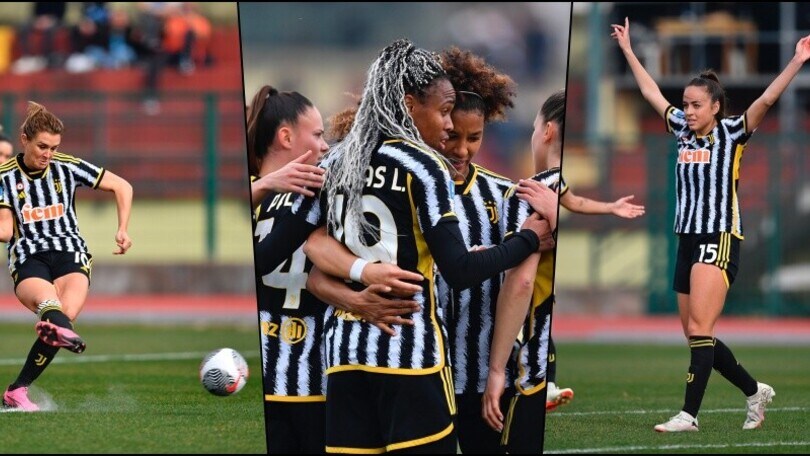 Juve Women show: poker al Napoli! Doppietta Thomas, Girelli e Grosso gol