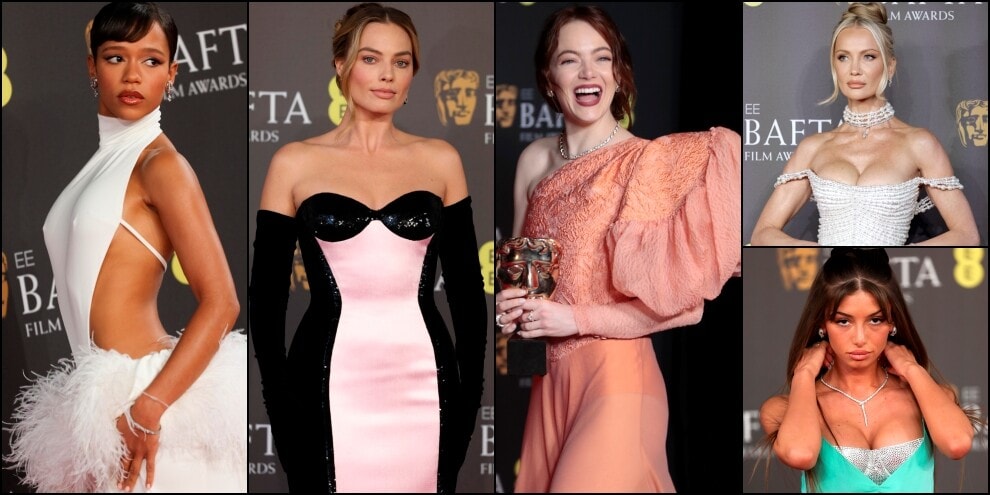 BAFTA 2024, i look delle star: da Dua Lipa a Naomi Campbell ed Emma Mackey