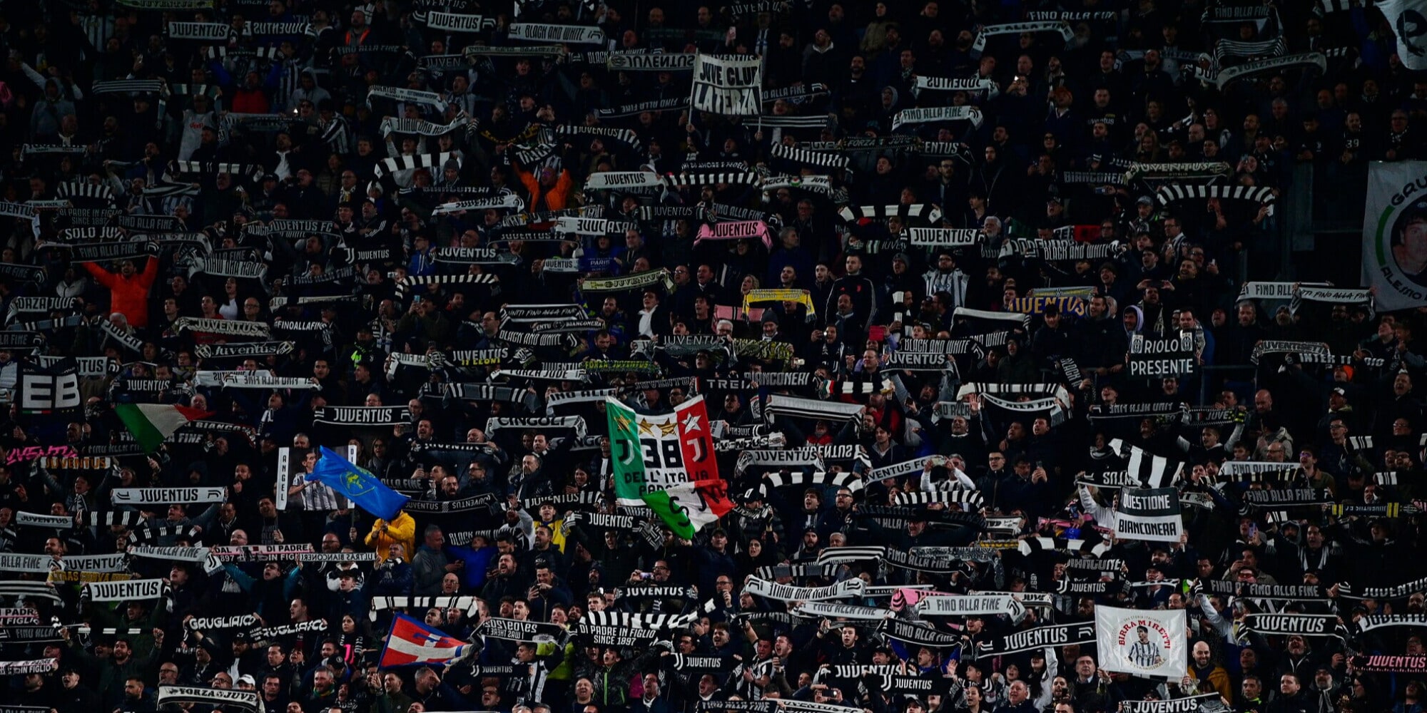 Juve-Frosinone, il sostegno dei tifosi c'è sempre: Allianz Stadium sold out!