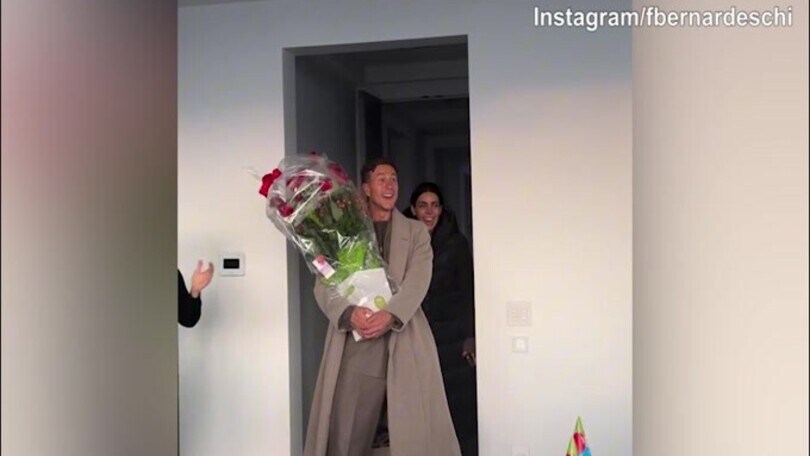 Bernardeschi, il rientro a casa è una grande festa