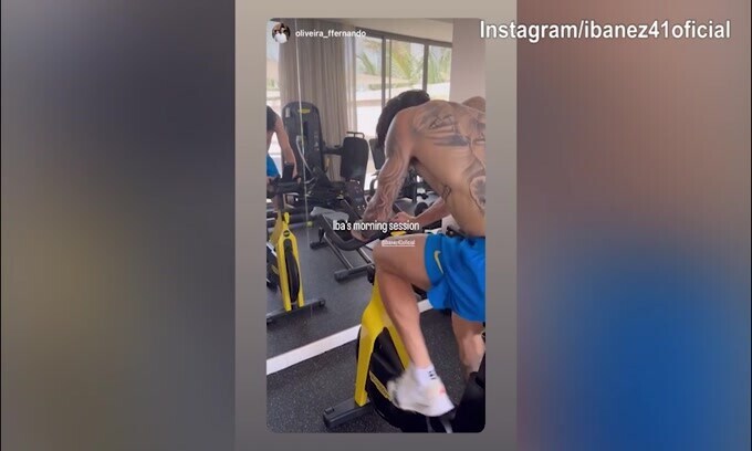 Roma, ricordi Ibanez? Il giocatore si allena in palestra