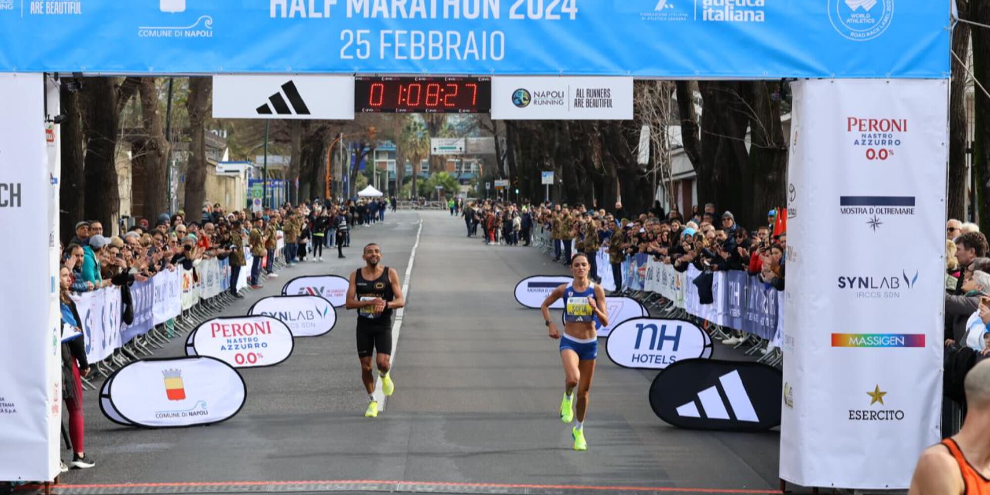 Napoli City Half Marathon, Sofiia Yaremchuk nuovo record italiano di mezza maratona