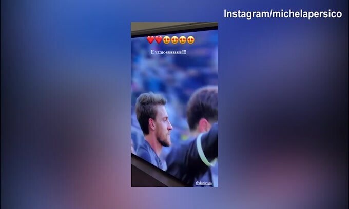 Rugani gol, Michela Persico esulta davanti alla tv