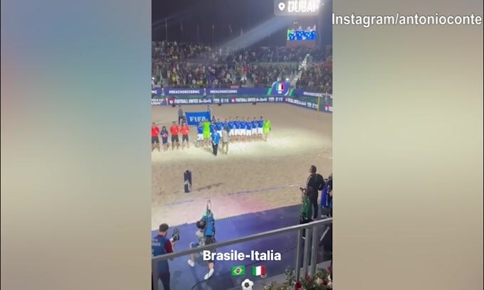 Mondiali beach soccer, Italia ko in finale con il Brasile: Conte applaude
