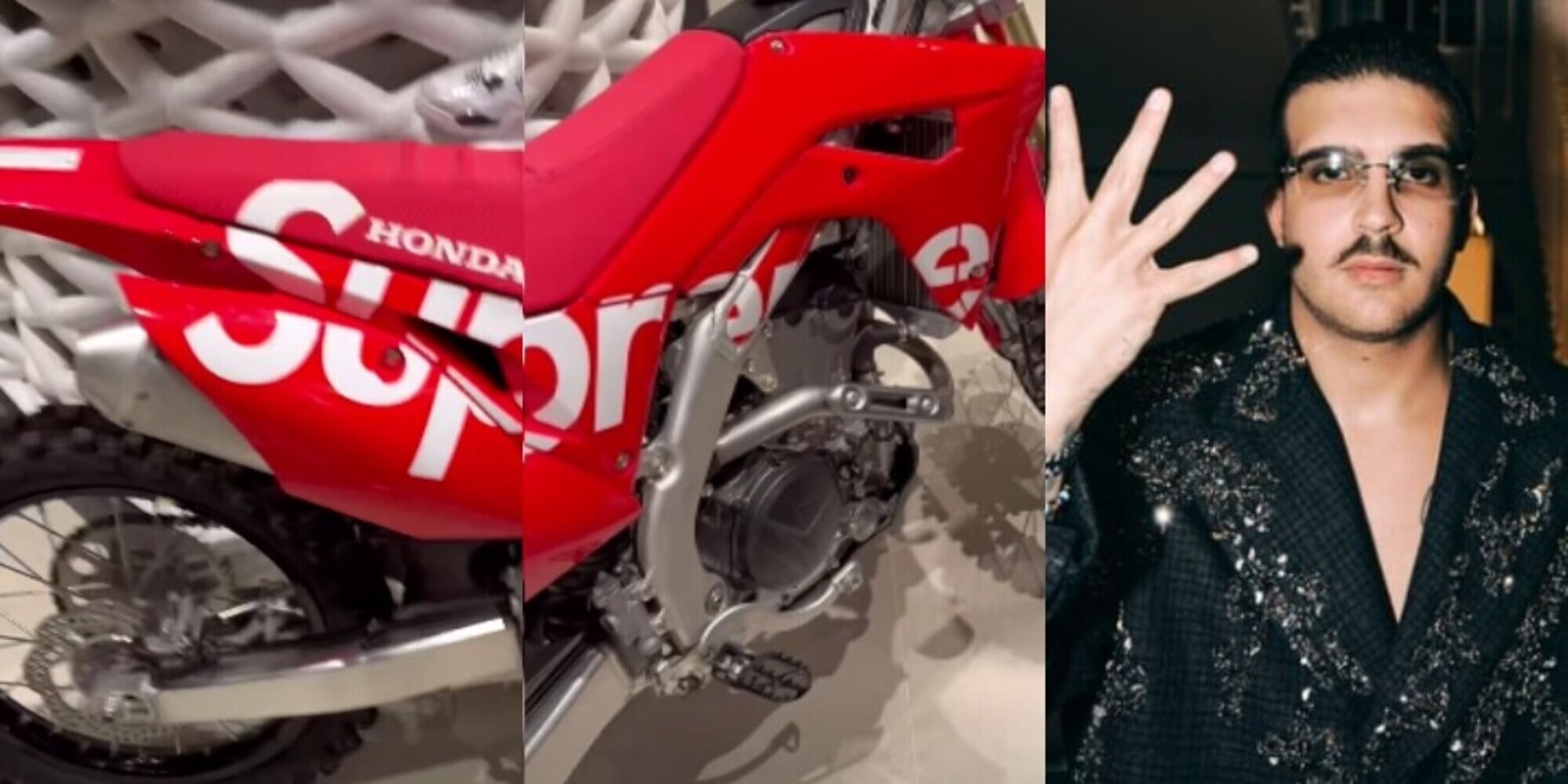 Geolier, niente più Yamaha! La nuova moto è una Honda Supreme