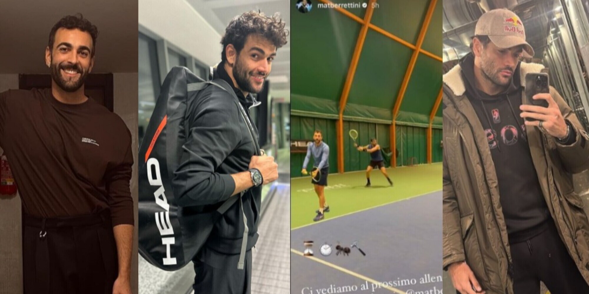 Berrettini-Mengoni, che sfida a tennis! "Pronti per..."