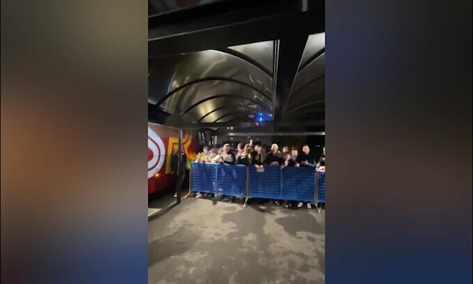 Roma, l'arrivo nel ritiro di Monza