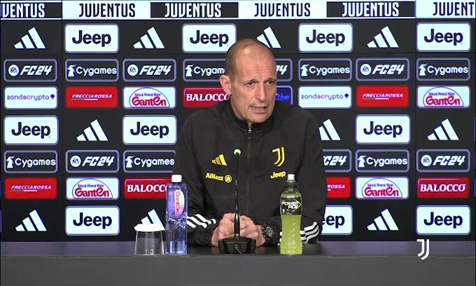 Allegri: "Danilo a centrocampo? Non lo rischieremo. Chiesa a disposizione"