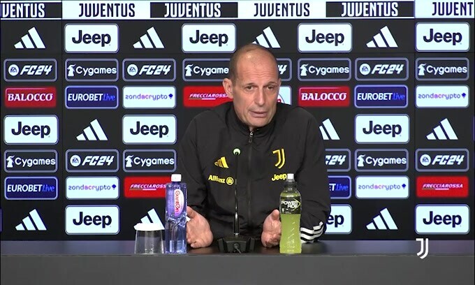 Allegri: "Non rispondo a De Laurentiis"