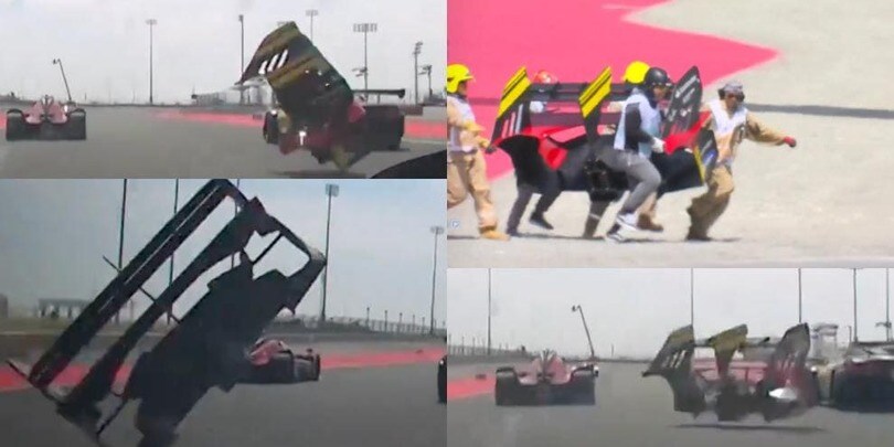 Ferrari, paura nell'Hypercar: vola un pezzo in pista, incidente sfiorato