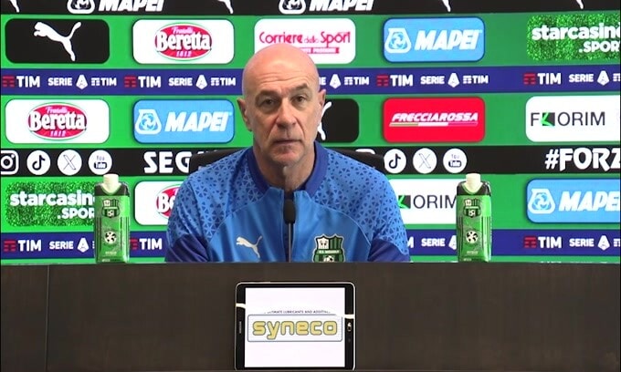 Ballardini: "Berardi a disposizione, ringrazio il Sassuolo per l'occasione"