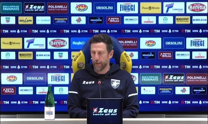 Di Francesco: "Sotto l'aspetto mentale abbiamo lavorato parecchio"