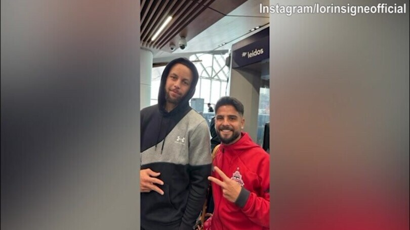 Usa, Insigne incontra Stephen Curry