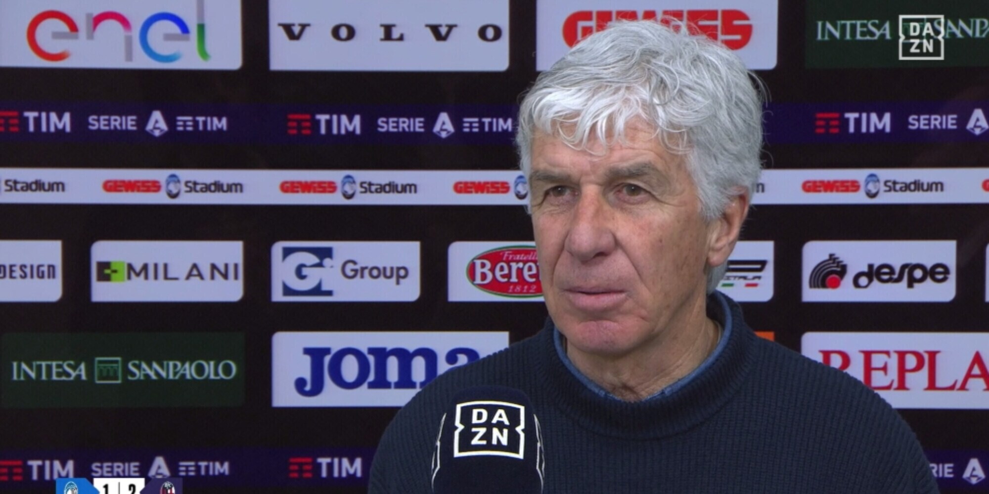 Gasperini, botta e risposta in tv: "Ti sbagli proprio. Riporta le cose giuste"