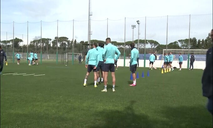 Lazio, atmosfera Champions: l'allenamento in vista del Bayern Monaco