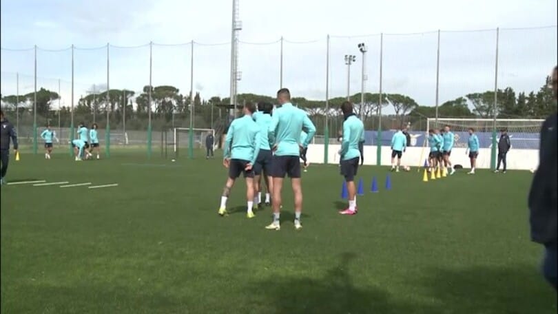 Lazio, atmosfera Champions: l'allenamento in vista del Bayern Monaco