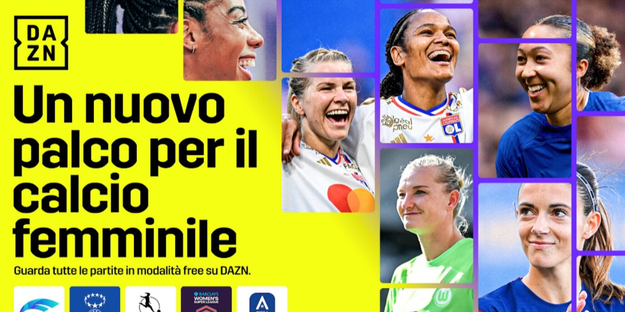 Dazn lancia "Un nuovo palco per il calcio femminile"