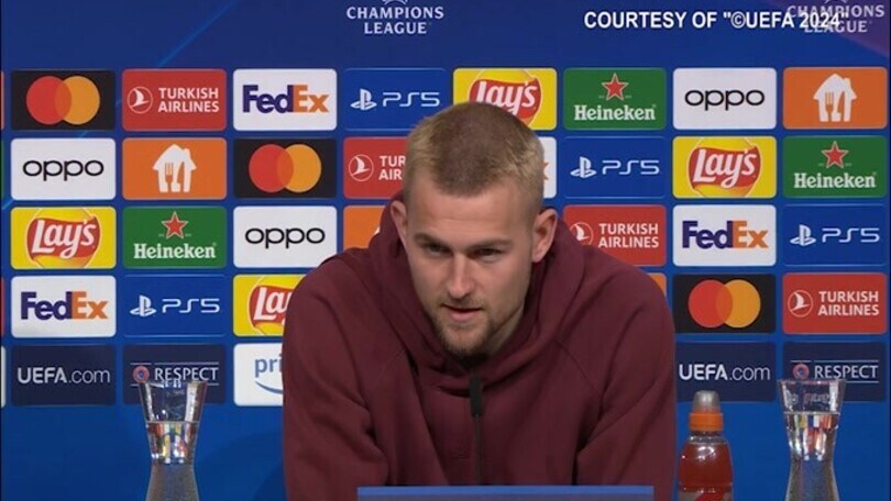 De Ligt: "Per noi domani contro la Lazio sarà fondamentale riempire l'area di rigore"