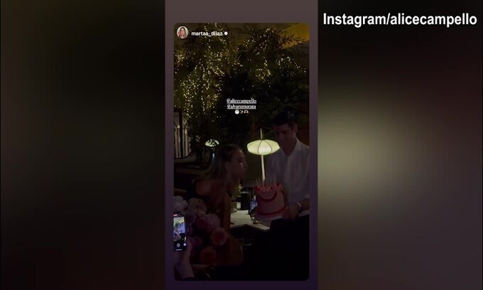 Alice Campello, compleanno in compagnia di Alvaro Morata