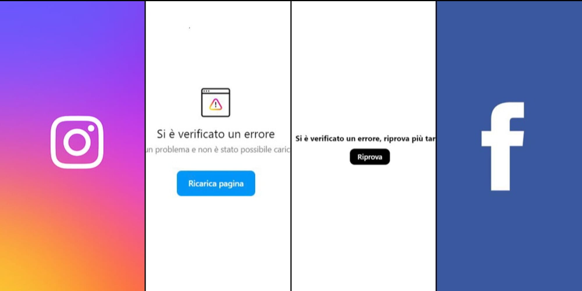 Instagram, Facebook e Threads down, i social non funzionano: che succede