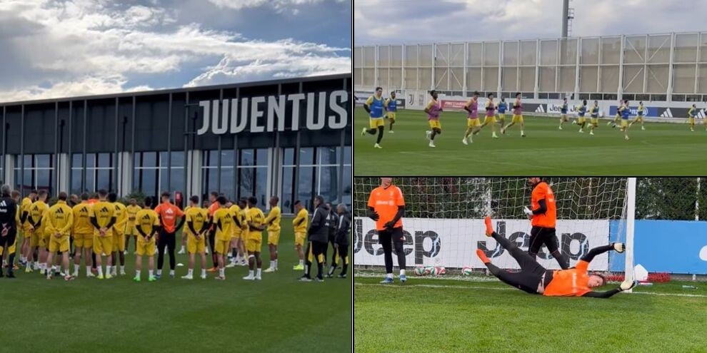 "Qui i tiri vanno in porta...": i tifosi pungono Allegri e la Juve in allenamento