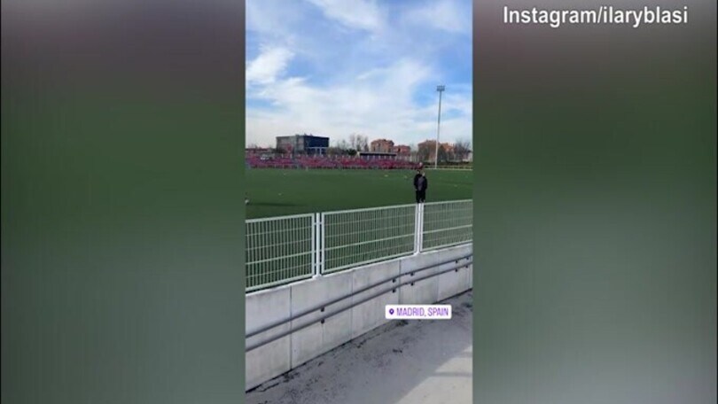 A Madrid c'è Ilary Blasi, cosa farà?