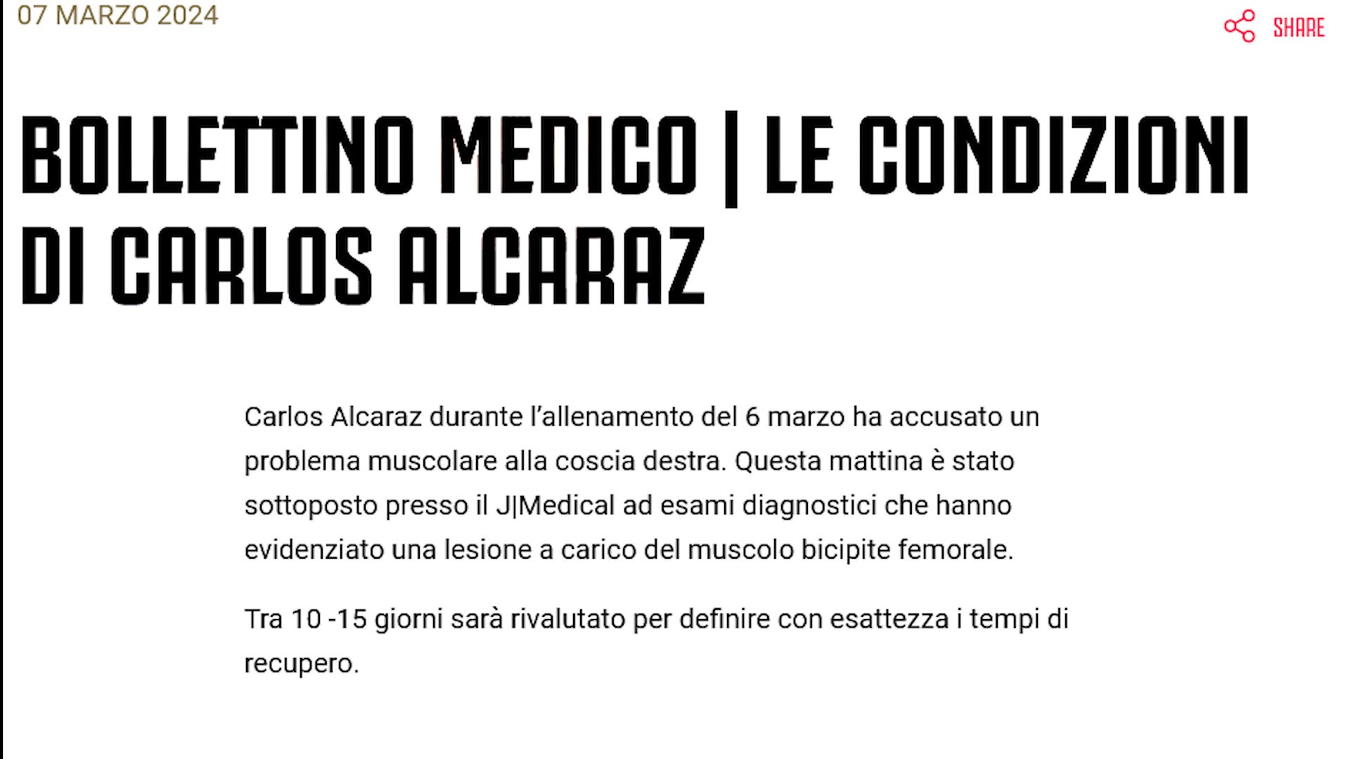 Juventus, brutta notizia per Allegri: Alcaraz si ferma