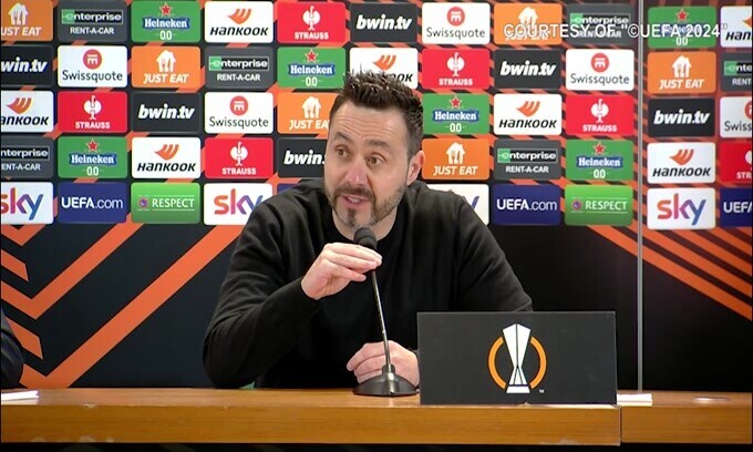 De Zerbi si consola: "Almeno ho perso con un amico"