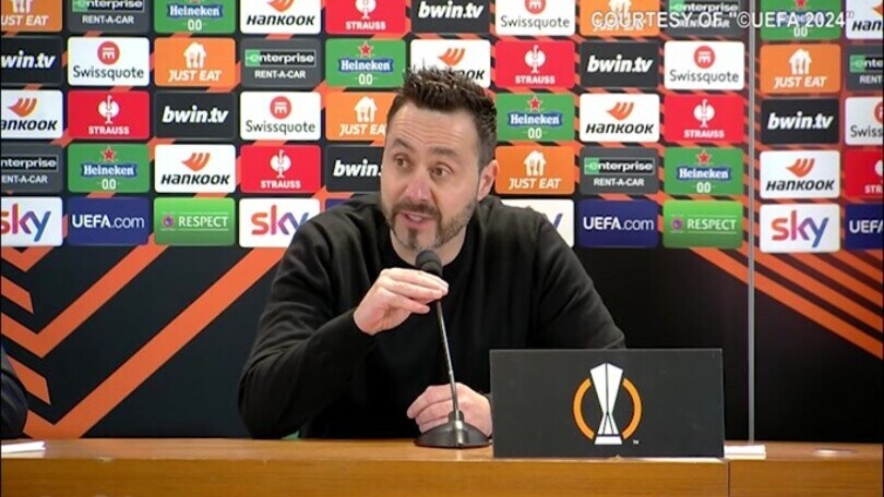 De Zerbi si consola: "Almeno ho perso con un amico"