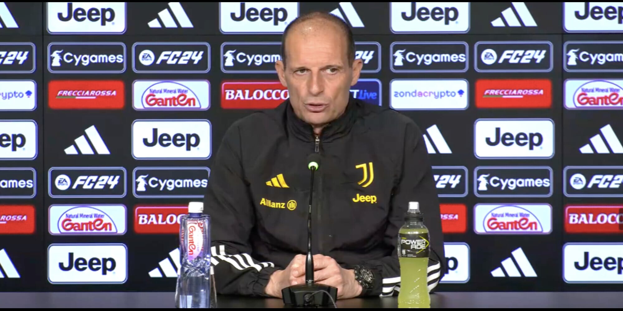 Allegri: Al momento la Juve ha raggiunto gli obiettivi. Scudetto? Tra anni